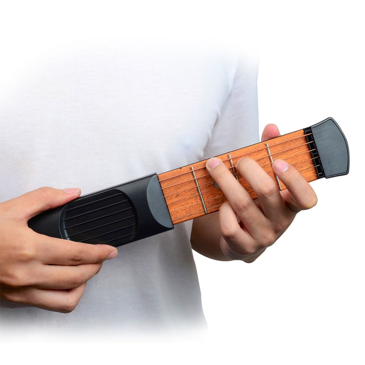 Mini Pocket Guitar Portable Guitar Trainer Finger Chord Conversion Trainer KD10, 4 characters, 6 characters 4 characters 4 characters