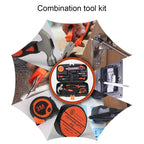 9 in 1 Tool Set General Household Hand Tool Kit with Toolbox Storage Case, 9 in 1