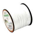 HENGJIA 8.0# 0.50mm 80LB 40.8kg Tension 500m Extra Strong 4 Shares Braid PE Fishing Line Kite Line, 8.0# 0.50mm 80LB 8.0# 0.50mm 80LB White