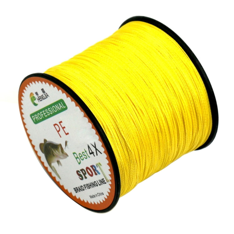 HENGJIA 8.0# 0.50mm 80LB 40.8kg Tension 500m Extra Strong 4 Shares Braid PE Fishing Line Kite Line, 8.0# 0.50mm 80LB 8.0# 0.50mm 80LB Yellow