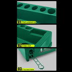 PGM Golf Ball Dispenser Automatic Tee Up Machine with Club Rack, Size: 62x32x32cm, 62x32x32cm Green
