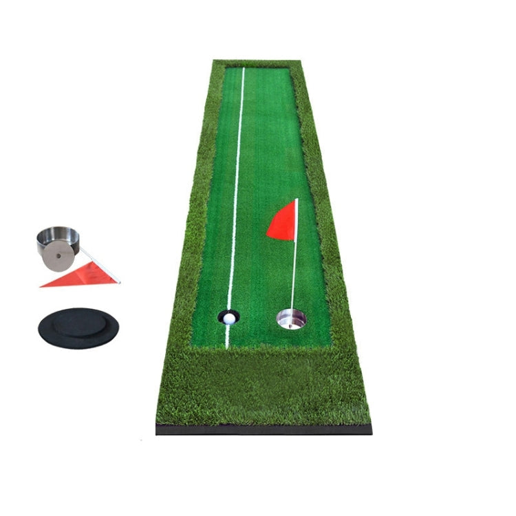 PGM Golf Double Colors Putting Mat Push Rod Trainer, Size: 50x300cm, Size: 50x300cm Size: 50x300cm