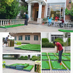 PGM Golf Double Colors Putting Mat Push Rod Trainer, Size: 75x300cm, Size: 75x300cm