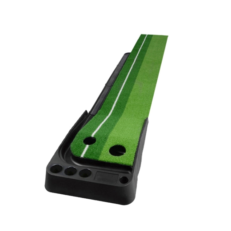 PGM Golf Mini Putting Mat Push Rod Trainer 2.5m, with Auto Ball Return Fairway, 2.5m, with Auto Ball Return Fairway 2.5m, with Auto Ball Return Fairway