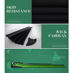 PGM Golf Mini Putting Mat Push Rod Trainer 2.5m, with Auto Ball Return Fairway, 2.5m, with Auto Ball Return Fairway