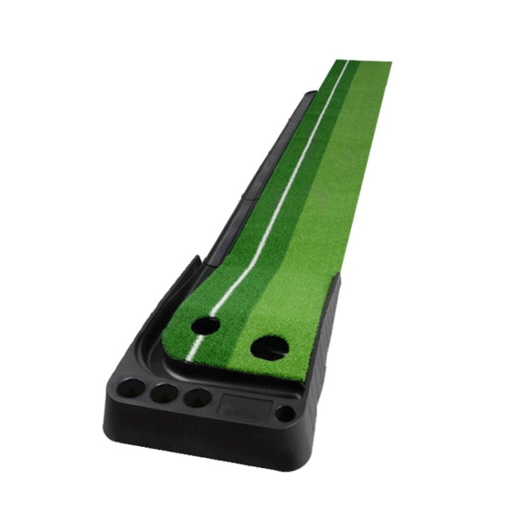 PGM Golf Mini Putting Mat Push Rod Trainer 3m, with Auto Ball Return Fairway, 3m, with Auto Ball Return Fairway 3m, with Auto Ball Return Fairway