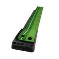PGM Golf Mini Putting Mat Push Rod Trainer 3m, with Auto Ball Return Fairway, 3m, with Auto Ball Return Fairway 3m, with Auto Ball Return Fairway