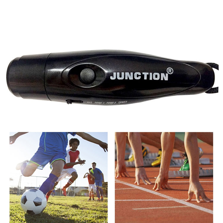 Outdoor Training Referee Coach Chargeable Electronic Whistle Black