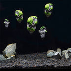 Aquarium Decoration Floating Pumice Suspended Stone Artificial Fish Tank Acuarios Moss Flying Rock Aquatic Ornament Landscape, Large Size: 13.0 x 21.0cm, Floating Stone Large Size: 13.0 x 21.0cm