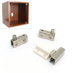 Glass Clip Single Door Touching Exhibition Cabinet Hinge, Single Single