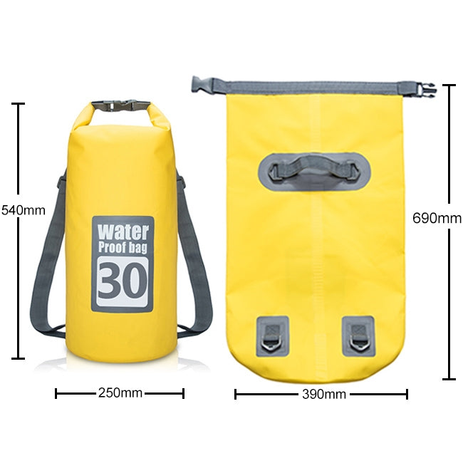 Outdoor Waterproof Dry Dual Shoulder Strap Bag Dry Sack, Capacity: 30L, 30L – Waterproof