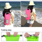 Outdoor Waterproof Dry Dual Shoulder Strap Bag Dry Sack, Capacity: 30L, 30L – Waterproof