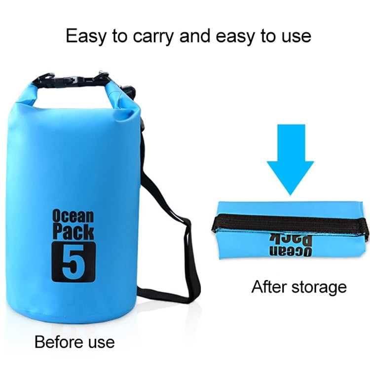 Outdoor Waterproof Bag Dry Sack PVC Barrel Bag, Capacity: 2L, Capacity: 2L (Dark Blue), Capacity: 2L (Orange), Capacity: 2L (Green), Capacity: 2L (Yellow) – Waterproof