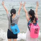 Outdoor Waterproof Bag Dry Sack PVC Barrel Bag, Capacity: 2L, Capacity: 2L (Dark Blue), Capacity: 2L (Orange), Capacity: 2L (Green), Capacity: 2L (Yellow) – Waterproof