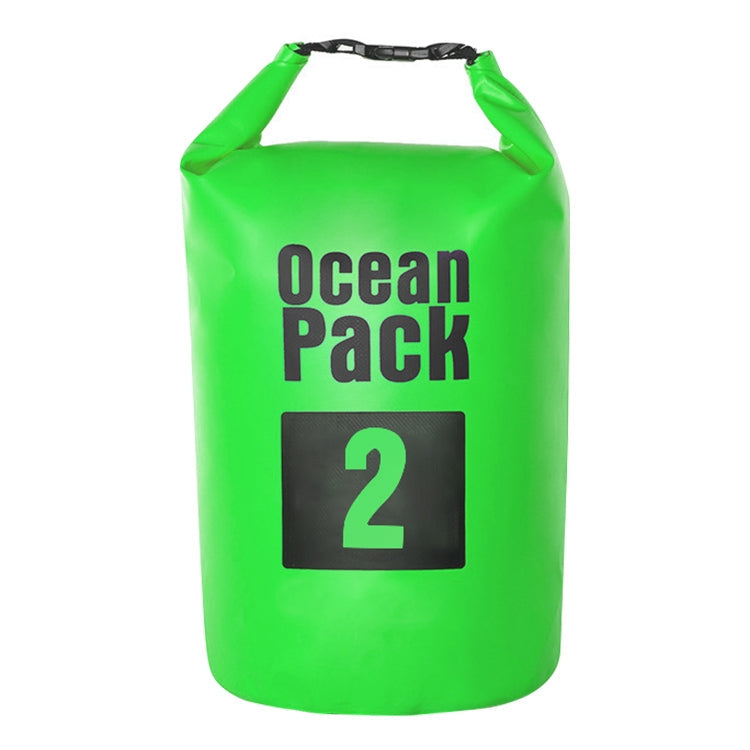 Outdoor Waterproof Bag Dry Sack PVC Barrel Bag, Capacity: 2L, Capacity: 2L (Dark Blue), Capacity: 2L (Orange), Capacity: 2L (Green), Capacity: 2L (Yellow) – Waterproof Capacity: 2L (Green) Green
