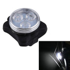 COB Lamp Bead 160LM White Light USB Charging Four-speed Waterproof Bicycle Headlight / Taillight Set, White Light White Light