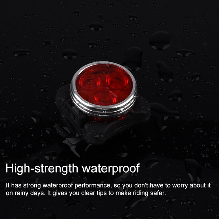COB Lamp Bead 160LM White Light USB Charging Four-speed Waterproof Bicycle Headlight / Taillight Set, White Light