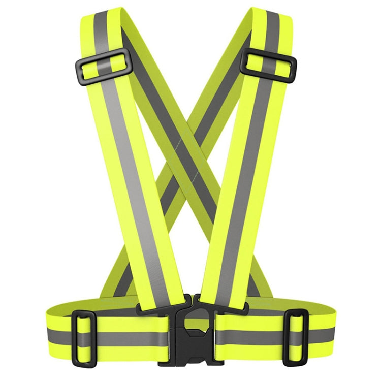 Night Riding Running Reflective Safety Vest (Neon Green), Night Riding Vest Night Riding Vest