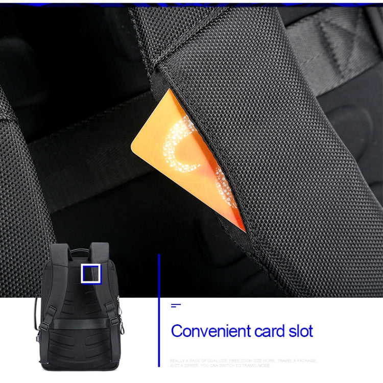 Bopai 751-006641 Large Capacity Business Fashion Breathable Laptop Backpack with External USB Interface, Size: 30 x 15 x 44cm, 751-006641 – Waterproof, Leather