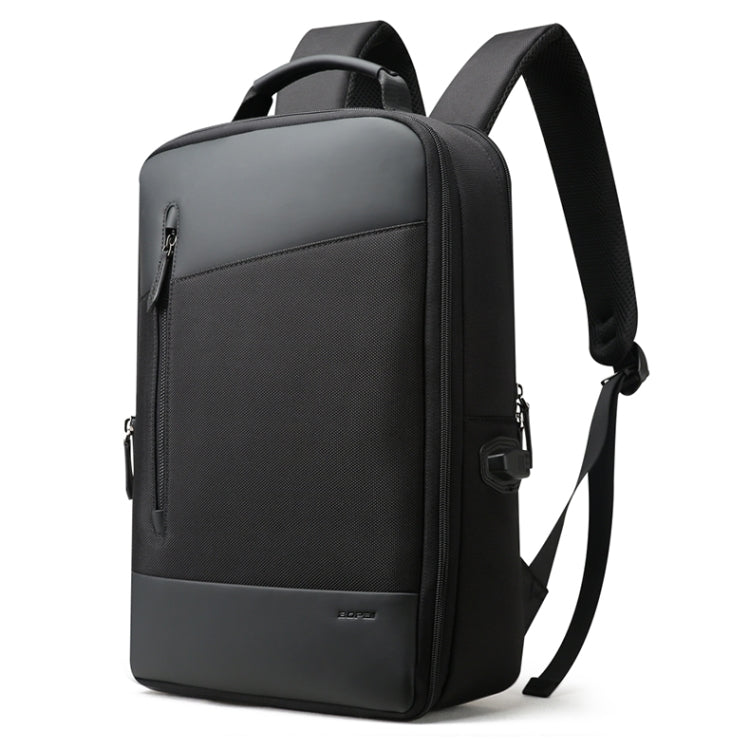 Bopai 851-009911 Business Anti-theft Waterproof Large Capacity Double Shoulder Bag,with USB Charging Port, Size: 30.5x13x45cm, 851-009911 – Waterproof, Leather