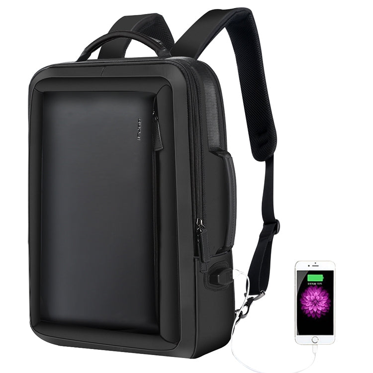 Bopai 751-006551 Large Capacity Business Casual Breathable Laptop Backpack with External USB Interface, Size: 30 x 12 x 44cm, 751-006551 – Waterproof, Leather 751-006551