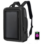 Bopai 751-006551 Large Capacity Business Casual Breathable Laptop Backpack with External USB Interface, Size: 30 x 12 x 44cm, 751-006551 – Waterproof, Leather 751-006551