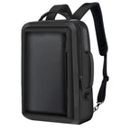 Bopai 751-006551 Large Capacity Business Casual Breathable Laptop Backpack with External USB Interface, Size: 30 x 12 x 44cm, 751-006551 – Waterproof, Leather