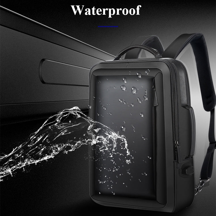 Bopai 751-006551 Large Capacity Business Casual Breathable Laptop Backpack with External USB Interface, Size: 30 x 12 x 44cm, 751-006551 – Waterproof, Leather