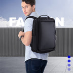 Bopai 751-006551 Large Capacity Business Casual Breathable Laptop Backpack with External USB Interface, Size: 30 x 12 x 44cm, 751-006551 – Waterproof, Leather