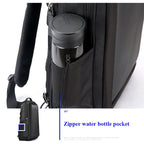 Bopai 751-006551 Large Capacity Business Casual Breathable Laptop Backpack with External USB Interface, Size: 30 x 12 x 44cm, 751-006551 – Waterproof, Leather