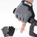 BaseCamp BC-204 Bicycle Half Finger Gloves Lycra Fabric Cycling Gloves, Size: L, Size: L
