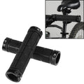 BaseCamp BC-607 1 Pair Bicycle MTB Bike Lock-on Rubber Handlebar Grips, BC-607 BC-607 Black