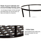 Iron Metal Railing Potted Plant Shelves Hanging Flowerpot Rack