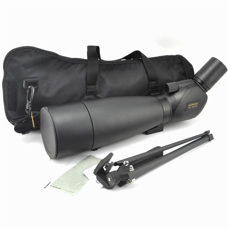 Visionking 20-60x80 Waterproof Spotting Scope Zoom Bak4 Spotting Scope Monocular Telescope for Birdwatching / Hunting, With Tripod, 20-60x80