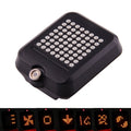 Bicycle Intelligent Wireless Control USB Rechargeable Turn Signal Light Bike Rear Brake Light with Laser & Mount Holder Strap, AQY-0100 AQY-0100