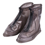 Fashion PVC Non-slip Waterproof Thick-soled Shoe Cover Size: S, Size: S Size: S Coffee