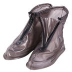 Fashion PVC Non-slip Waterproof Thick-soled Shoe Cover Size: XL, Size: XL