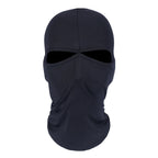 Balaclava Style Unisex Elastic Lycra Dual Holes Biking Head Mask, BT-09 Head Mask(Black) BT-09 Head Mask(Black) Black