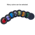 Datyson 5P9954 Astronomical Telescope Accessories 1.25 inch Planet Moon Nebula Filter Neutral Edition, Pink, Green, Blue, Purple, Red, Yellow, Black, Orange