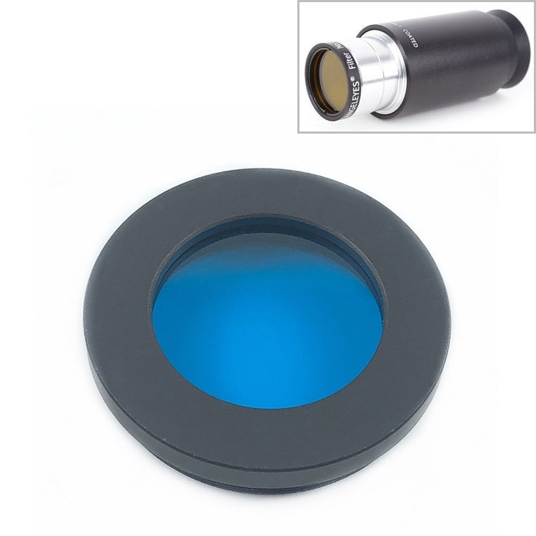 Datyson 5P9954 Astronomical Telescope Accessories 1.25 inch Planet Moon Nebula Filter Neutral Edition, Pink, Green, Blue, Purple, Red, Yellow, Black, Orange – Aluminum Alloy Blue Blue
