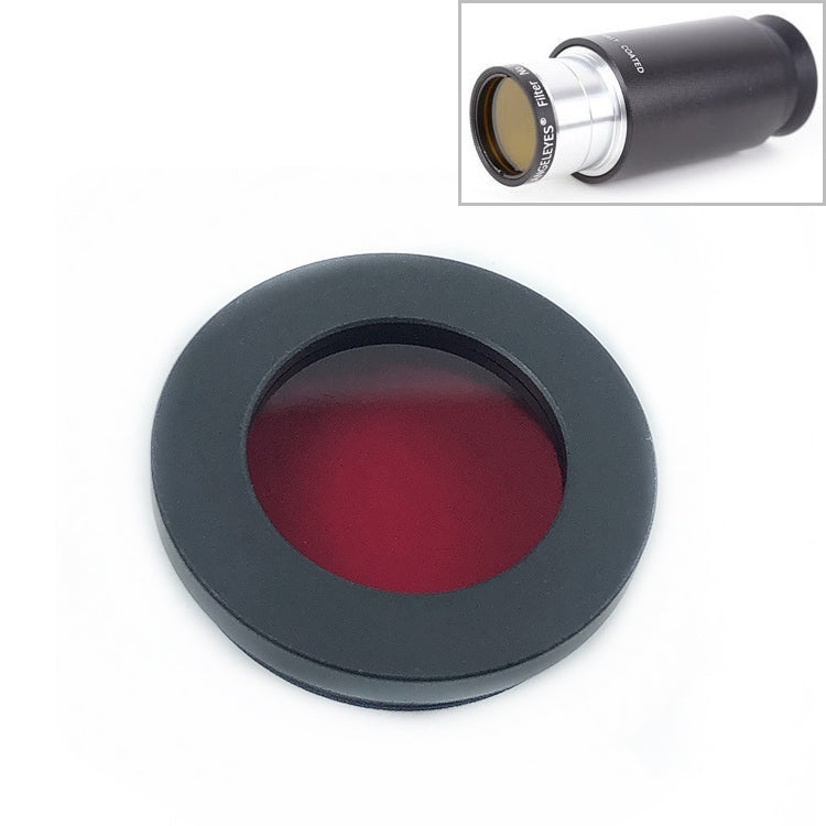 Datyson 5P9954 Astronomical Telescope Accessories 1.25 inch Planet Moon Nebula Filter Neutral Edition, Pink, Green, Blue, Purple, Red, Yellow, Black, Orange – Aluminum Alloy Red Red