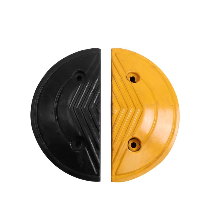 Pair Of Special Round Heads For Rubber Speed Bumps, Diameter: 40cm, Round Head Diameter: 40cm – Wear-resistant