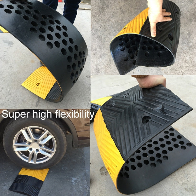 Pair Of Special Round Heads For Rubber Speed Bumps, Diameter: 40cm, Round Head Diameter: 40cm – Wear-resistant