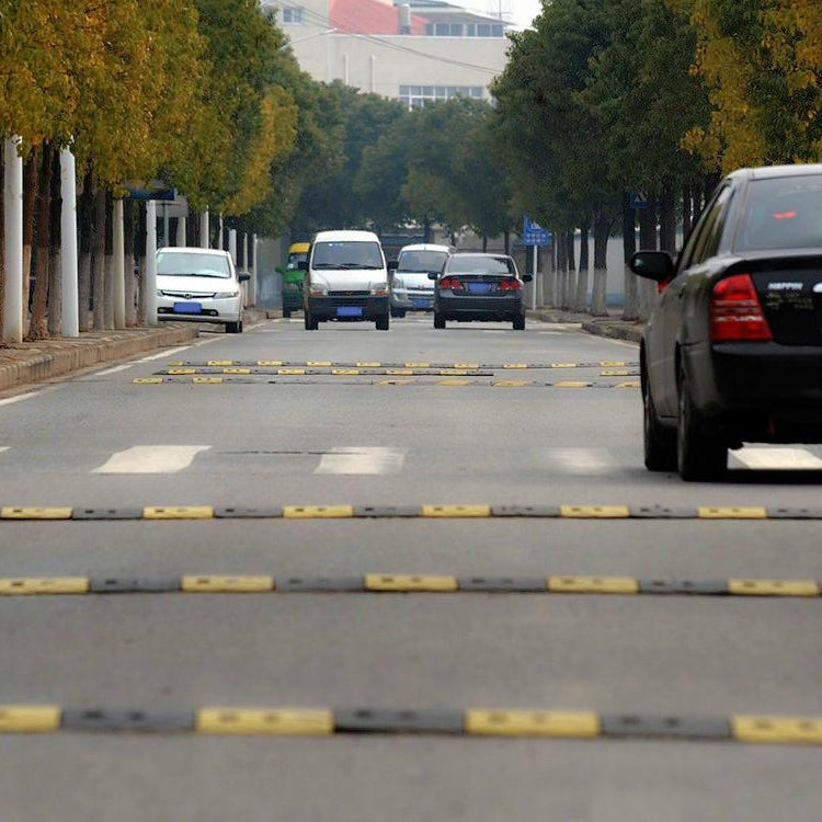 Pair Of Special Round Heads For Rubber Speed Bumps, Diameter: 40cm, Round Head Diameter: 40cm – Wear-resistant