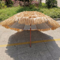 Beach Holiday Shade Imitation Straw Umbrella, Specification: 2m, 2m Umbrella 2m Umbrella