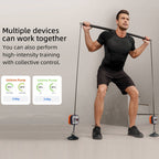 Unitree Pump Portable Home Gym Pump 4.4-44lbs Adjustable Resistance Cable Machine, Pump(Blue Orange)