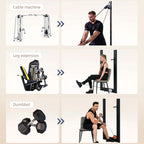Unitree Pump Portable Home Gym Pump 4.4-44lbs Adjustable Resistance Cable Machine, Pump(Blue Orange)