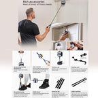 Unitree Pump Portable Home Gym Pump 4.4-44lbs Adjustable Resistance Cable Machine, Pump(Blue Orange)