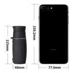 Eyeskey 10X25 Portable Monocular Binoculars Large-field Low-light Night Vision Telescope, 10X25 – Waterproof, Aluminum Alloy