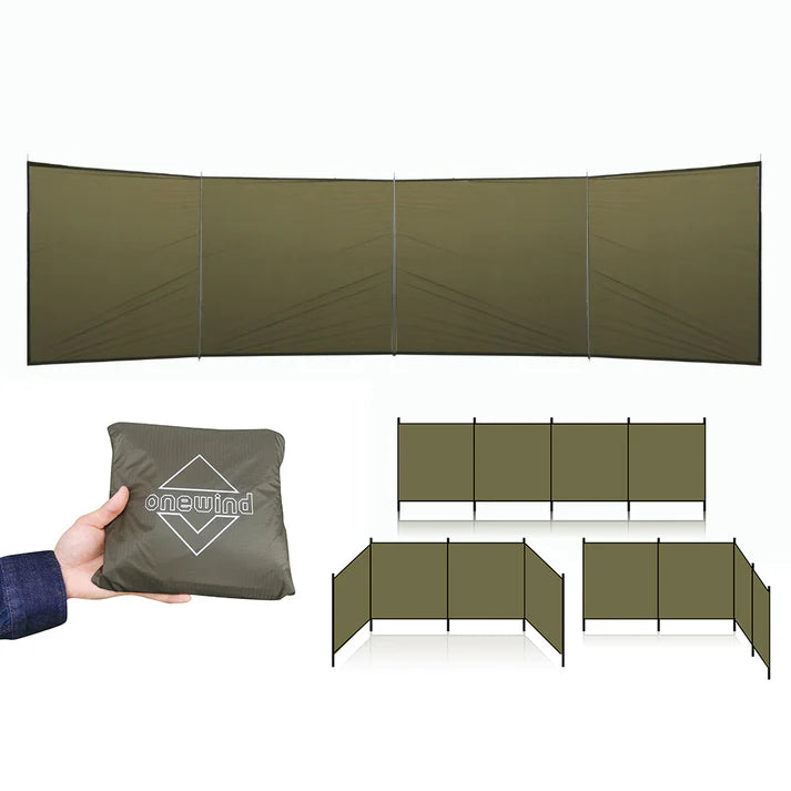 Onewind 6M Camping Windscreen/ Windblocker (With or Without Poles)